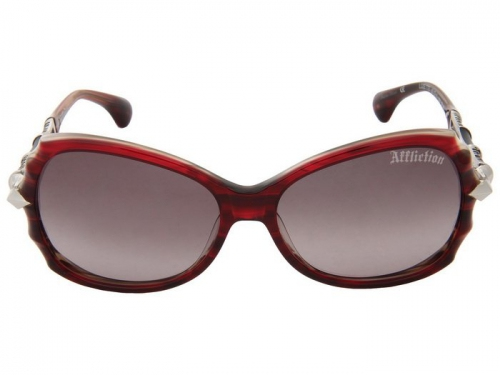 Солнцезащитные очки Affliction Lizette Burgundy Silver купити